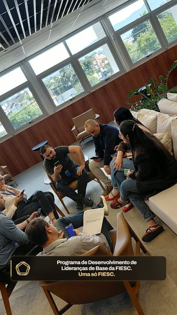 Cena do vídeo do Programa de Desenvolvimento de Lideranças da FIESC